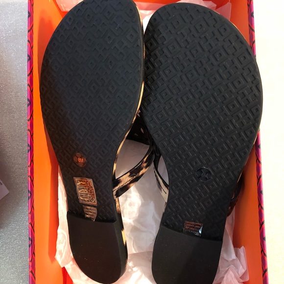 Tory Burch Miller sandals, leopard print 8 - Picture 3 of 5